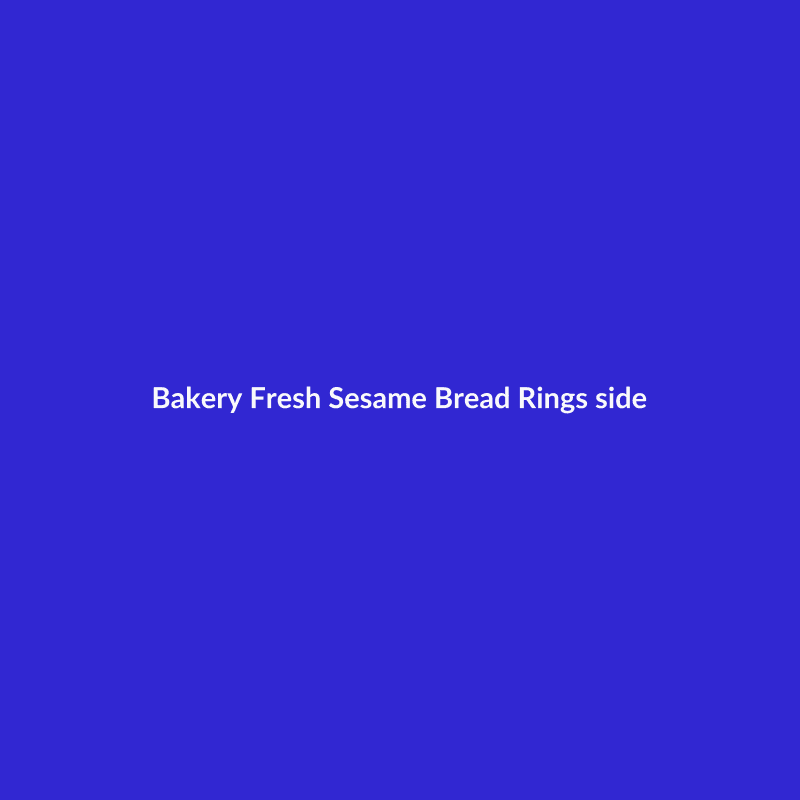 Sesame Bread Rings Pack of 6 - 2