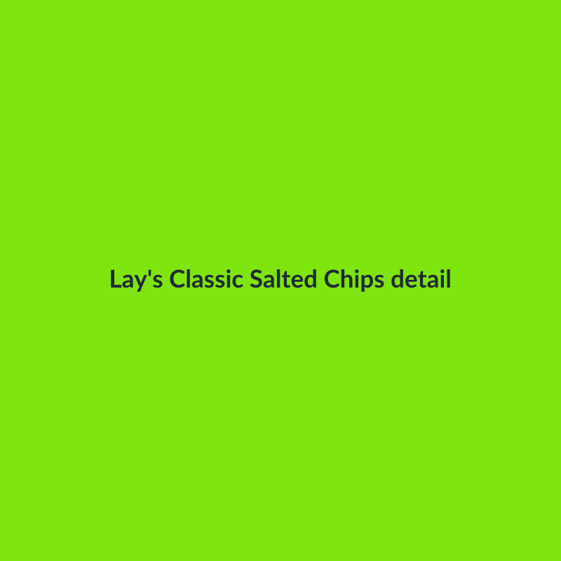 Classic Salted Chips 170 g