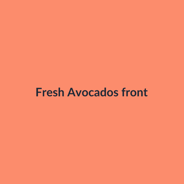 Avocados Each